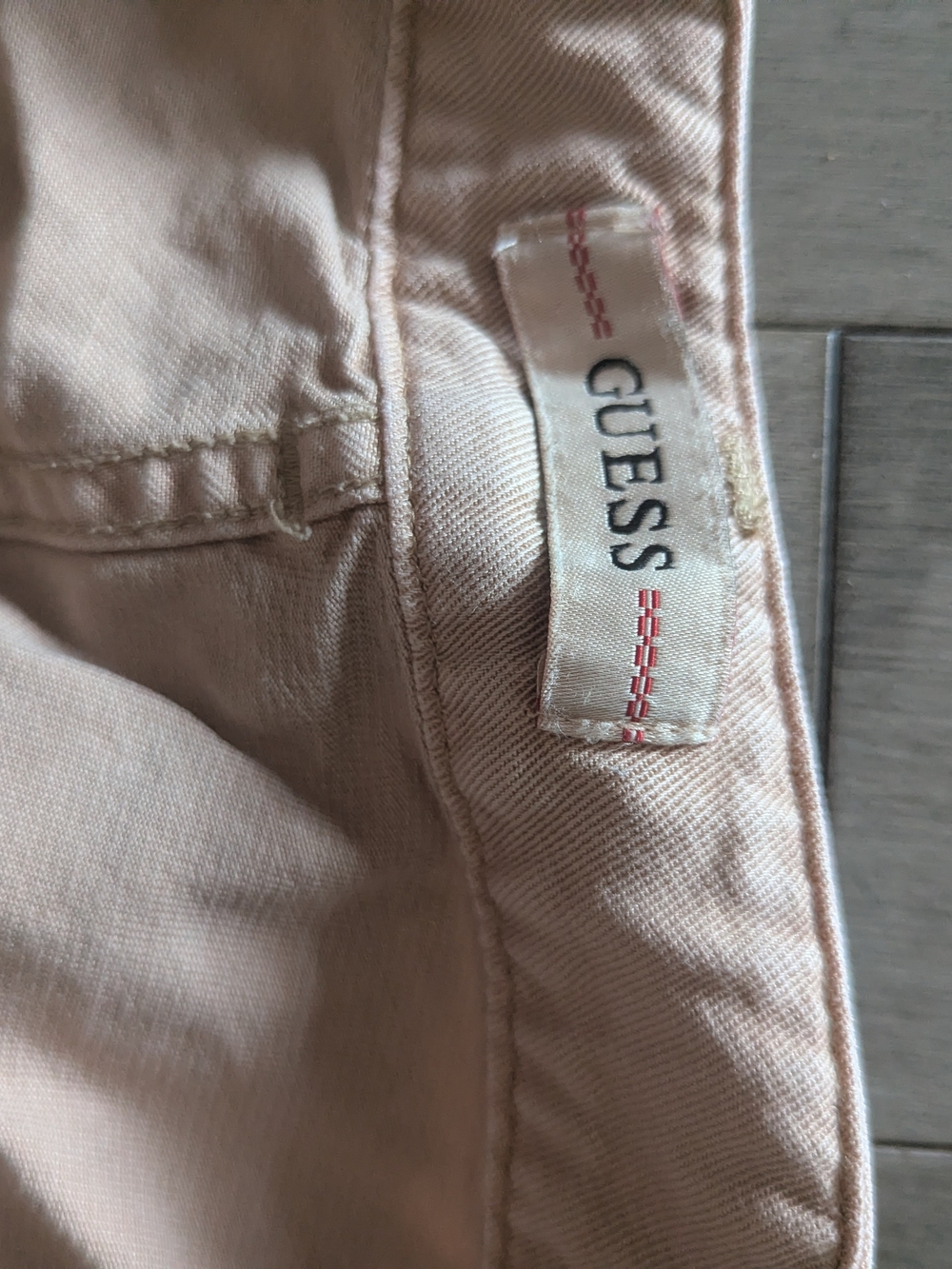 Cargo Pants in Light Pinkish Beige 29 Guess Lyocell - Picture 2 of 5